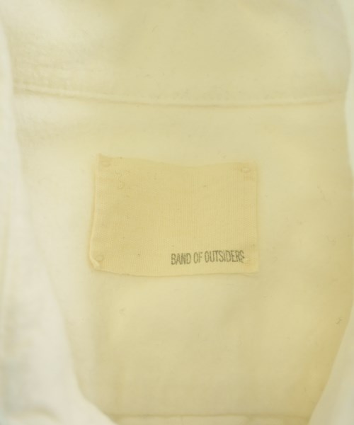 Band Of Outsiders（バンドオブアウトサイダーズ）カジュアルシャツ 白 サイズ:0(XS位) メンズ/2200625495139