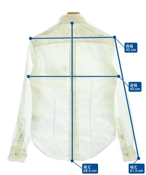 Band Of Outsiders（バンドオブアウトサイダーズ）カジュアルシャツ 白 サイズ:XS メンズ/2200625495153