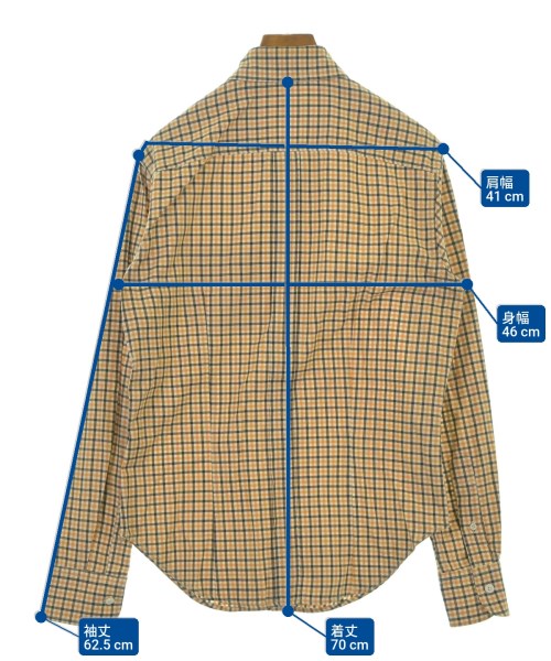 Band Of Outsiders（バンドオブアウトサイダーズ）カジュアルシャツ オレンジ サイズ:S メンズ/2200612804043