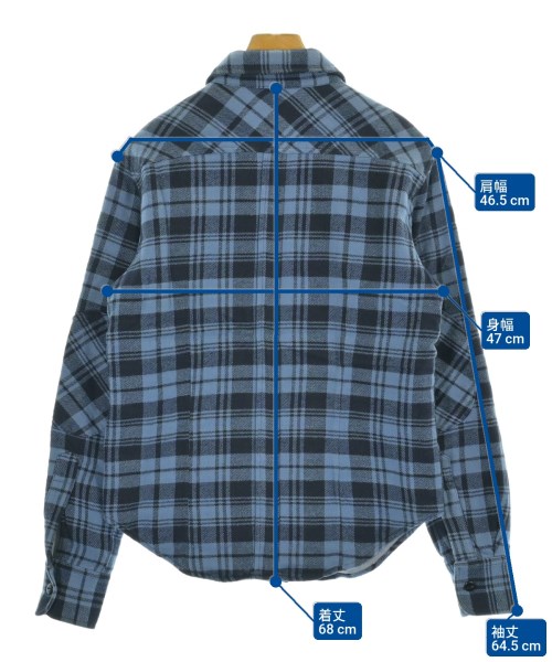 Band Of Outsiders（バンドオブアウトサイダーズ）カジュアルシャツ 青 サイズ:S メンズ/2200671125066