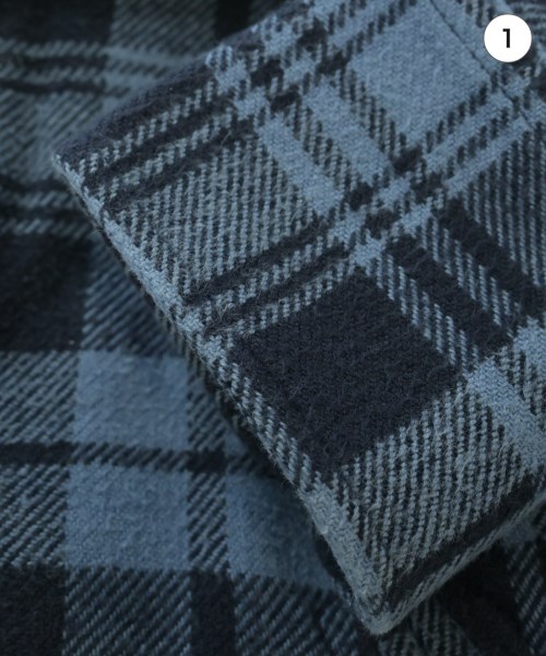 Band Of Outsiders（バンドオブアウトサイダーズ）カジュアルシャツ 青 サイズ:S メンズ/2200671125066