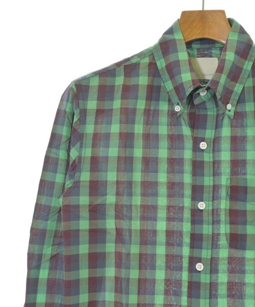 Band Of Outsiders（バンドオブアウトサイダーズ）カジュアルシャツ 緑 サイズ:0(XS位) メンズ/2200657132682