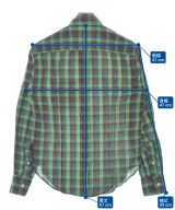 Band Of Outsiders（バンドオブアウトサイダーズ）カジュアルシャツ 緑 サイズ:0(XS位) メンズ/2200657132682