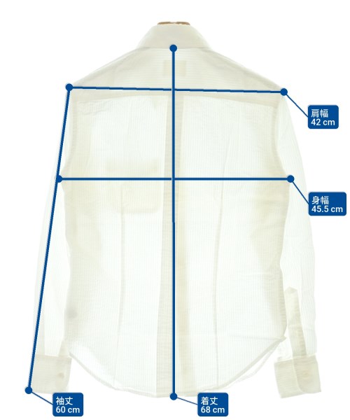 Band Of Outsiders（バンドオブアウトサイダーズ）カジュアルシャツ 白 サイズ:XS メンズ/2200657132699