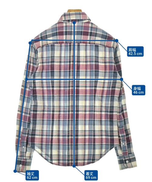 Band Of Outsiders（バンドオブアウトサイダーズ）カジュアルシャツ 青 サイズ:S メンズ/2200660702056