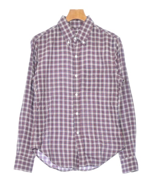 Band Of Outsiders(バンドオブアウトサイダーズ)カジュアルシャツ 赤 サイズ:S/2200645035254