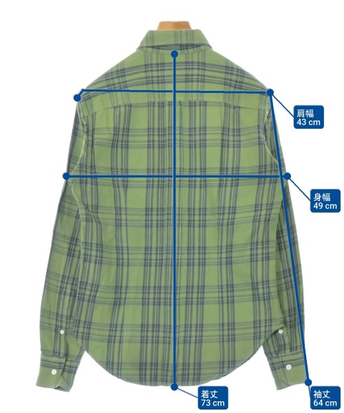 Band Of Outsiders（バンドオブアウトサイダーズ）カジュアルシャツ 緑 サイズ:S メンズ/2200645035261