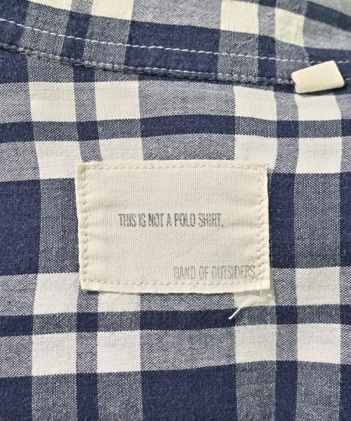 Band Of Outsiders（バンドオブアウトサイダーズ）カジュアルシャツ 紺 サイズ:1(S位) メンズ/2200701541095