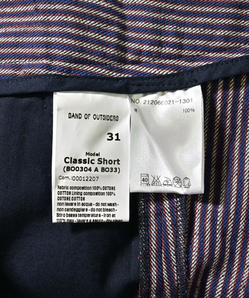 Band Of Outsiders（バンドオブアウトサイダーズ）ショートパンツ 紺 サイズ:31(M位) メンズ/2200705419024