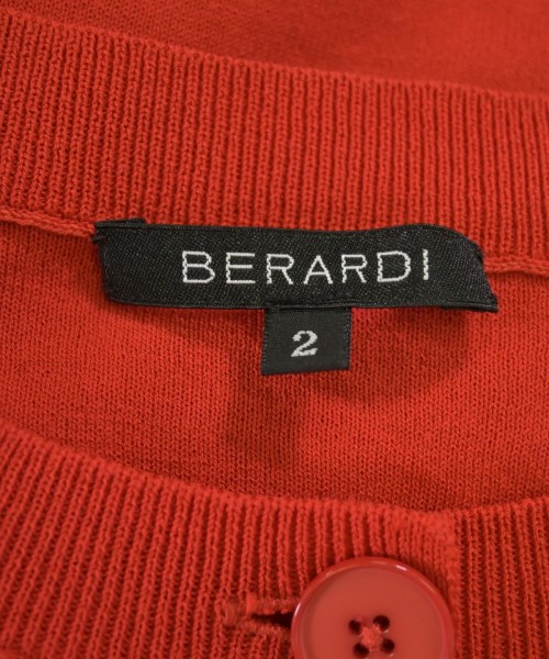 BERARDI（ベラルディ）カーディガン 赤 サイズ:2(M位) レディース/2200719051074