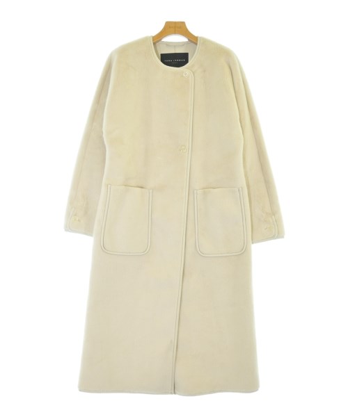 TARA JARMON(タラジャーモン)コート 白 サイズ:36(XS位)/2200640259020