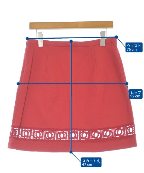 TARA JARMON（タラジャーモン）ミニスカート 赤 サイズ:42(M位) レディース/2200644382038