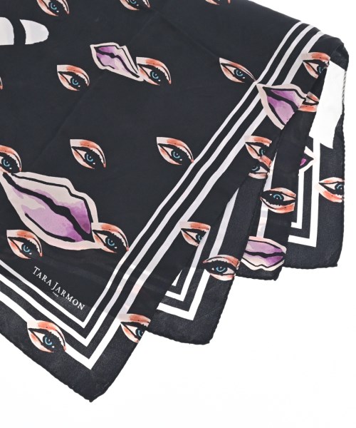 TARA JARMON（タラジャーモン）バンダナ・スカーフ 黒 サイズ:- レディース/2200674555037
