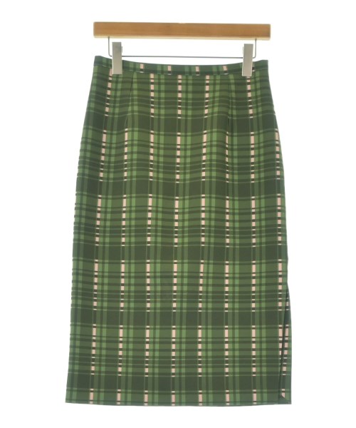 TARA JARMON(タラジャーモン)ひざ丈スカート 緑 サイズ:36(XS位)/2200674555075