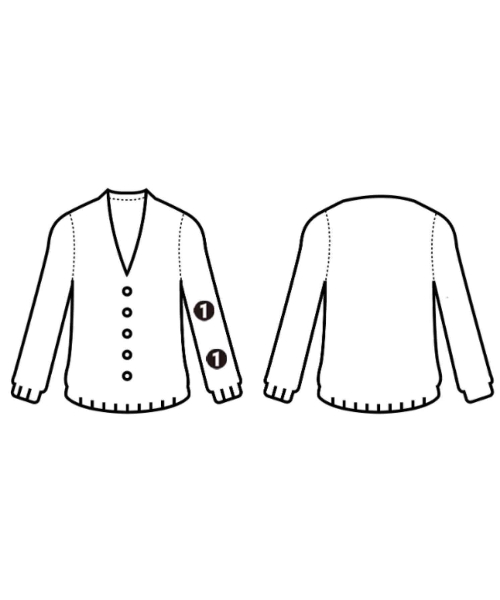 TARA JARMON（タラジャーモン）カーディガン 緑 サイズ:XS レディース/2200673861047