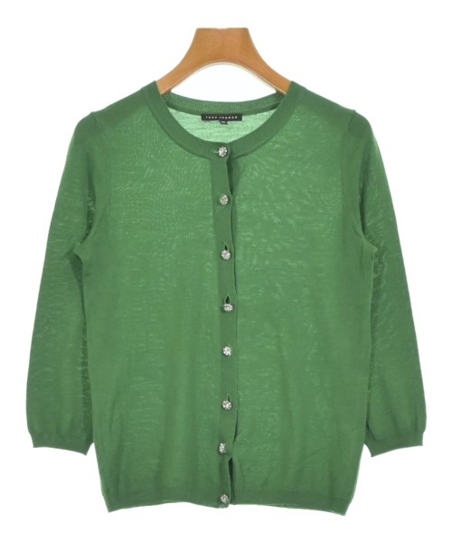 TARA JARMON(タラジャーモン)カーディガン 緑 サイズ:XS/2200673861047