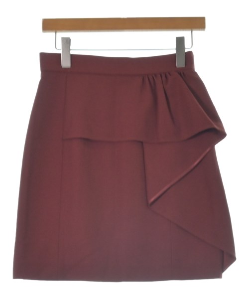 TARA JARMON(タラジャーモン)ひざ丈スカート 赤 サイズ:36(XS位)/2200641916052
