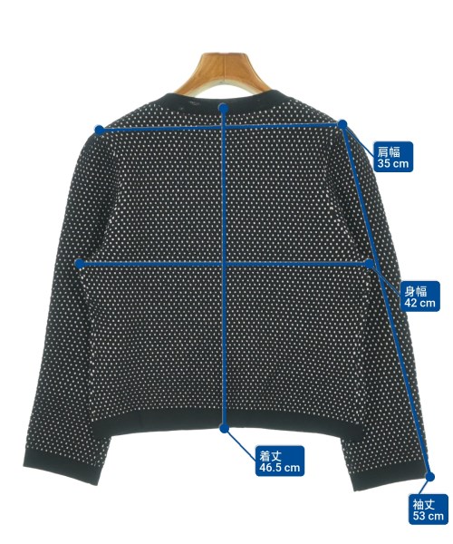 TARA JARMON（タラジャーモン）カーディガン 黒 サイズ:40(M位) レディース/2200665477164