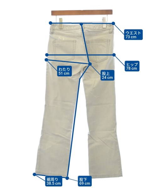 ISSEY MIYAKE（イッセイミヤケ）デニムパンツ グレー サイズ:1(S位) レディース/2200623214039