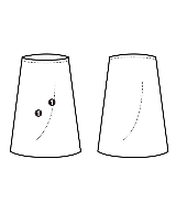 A-POC ABLE ISSEY MIYAKE（エイポック）ロング・マキシ丈スカート グレー サイズ:2(M位) レディース/2200636406025