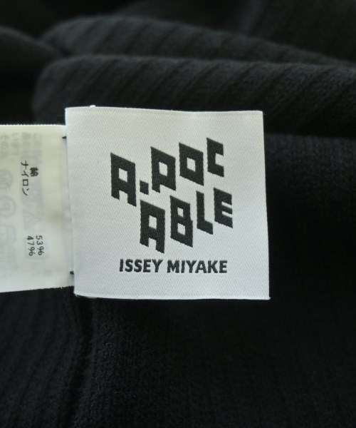 A-POC ABLE ISSEY MIYAKE（エイポック）Tシャツ・カットソー 黒 サイズ:3(L位) メンズ/2200629998049