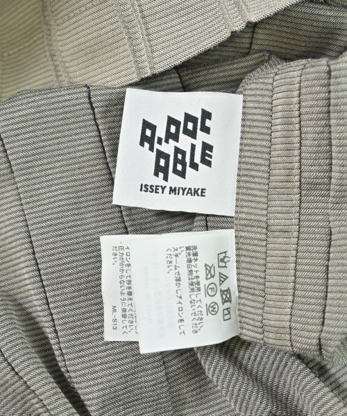 A-POC ABLE ISSEY MIYAKE（エイポック）カジュアルシャツ グレー サイズ:3(L位) メンズ/2200615714042