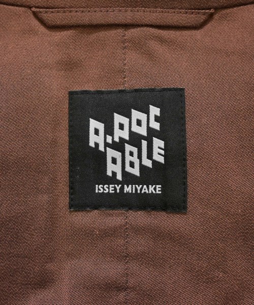 A-POC ABLE ISSEY MIYAKE（エイポック）カジュアルジャケット 茶 サイズ:-(XL位) メンズ/2200615714066