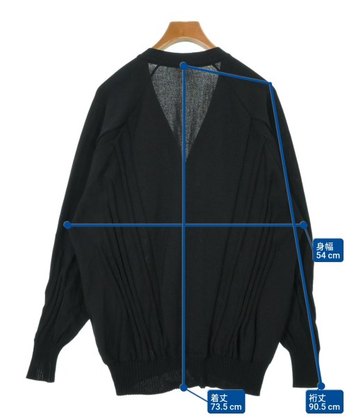 A-POC ABLE ISSEY MIYAKE（エイポック）カーディガン 黒 サイズ:3(L位) メンズ/2200617938026