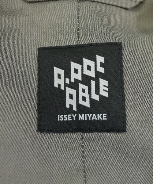 A-POC ABLE ISSEY MIYAKE（エイポック）カジュアルジャケット グレー サイズ:1(S位) メンズ/2200673022011