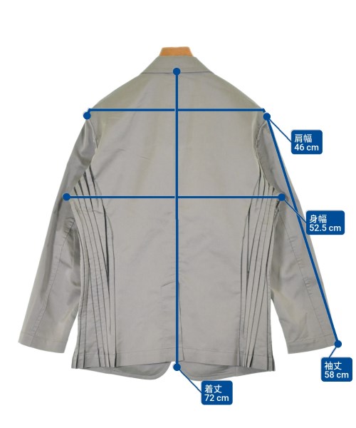 A-POC ABLE ISSEY MIYAKE（エイポック）カジュアルジャケット グレー サイズ:1(S位) メンズ/2200673022011