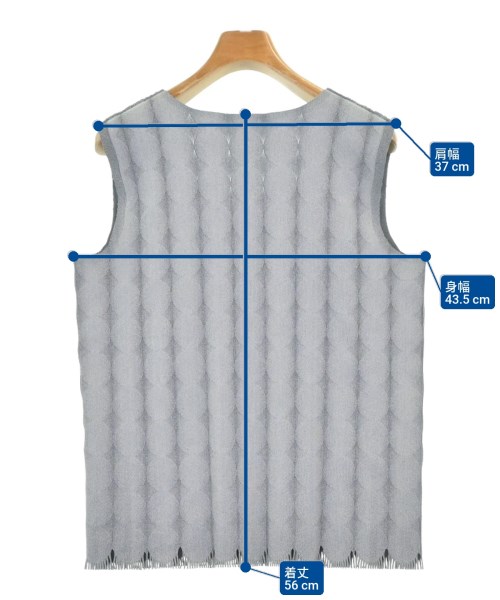 A-POC ABLE ISSEY MIYAKE（エイポック）ノースリーブ グレー サイズ:3(L位) レディース/2200696601088