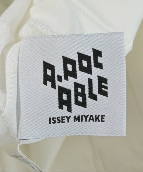 A-POC ABLE ISSEY MIYAKE（エイポック）Tシャツ・カットソー 白 サイズ:3(L位) メンズ/2200657017071
