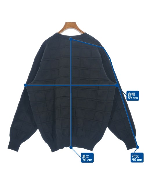 A-POC ABLE ISSEY MIYAKE（エイポック）ニット・セーター 黒 サイズ:3(L位) メンズ/2200711495036