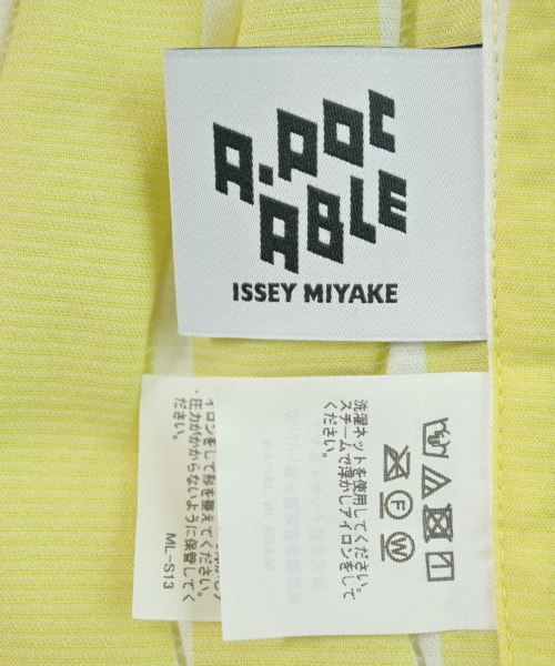 A-POC ABLE ISSEY MIYAKE（エイポック）カジュアルシャツ 黄 サイズ:3(L位) メンズ/2200711495043