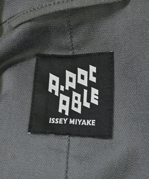 A-POC ABLE ISSEY MIYAKE（エイポック）カジュアルジャケット グレー サイズ:3(L位) メンズ/2200715952054