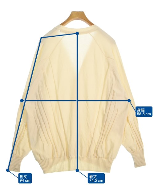A-POC ABLE ISSEY MIYAKE（エイポック）カーディガン 白 サイズ:3(L位) メンズ/2200715952108