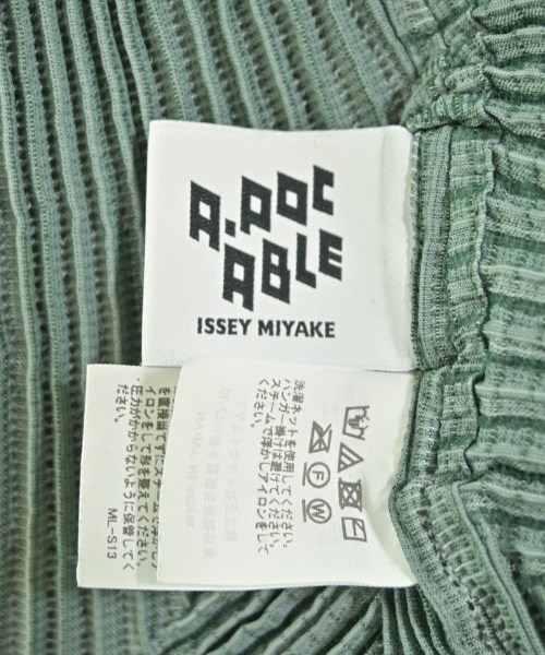 A-POC ABLE ISSEY MIYAKE（エイポック）カジュアルシャツ 緑 サイズ:1(S位) レディース/2200635505026