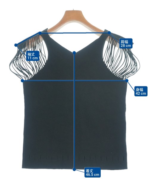 A-POC ABLE ISSEY MIYAKE（エイポック）ベスト 黒 サイズ:2(M位) レディース/2200646324203