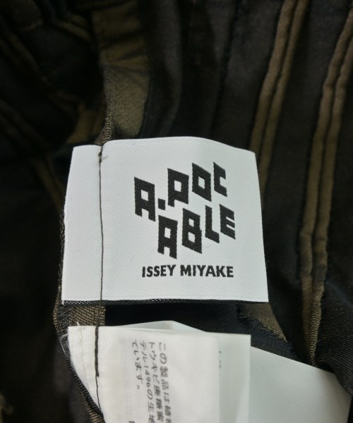 A-POC ABLE ISSEY MIYAKE（エイポック）スラックス 茶 サイズ:2(M位) メンズ/2200653158181