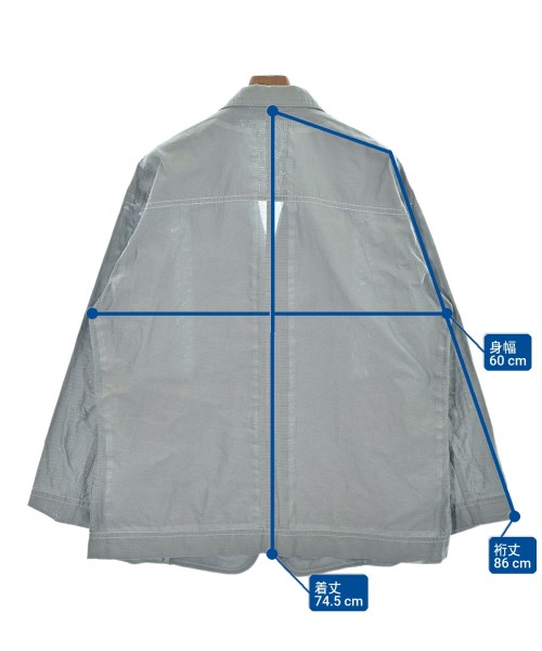 A-POC ABLE ISSEY MIYAKE（エイポック）テーラードジャケット 青 サイズ:2(M位) メンズ/2200725893033