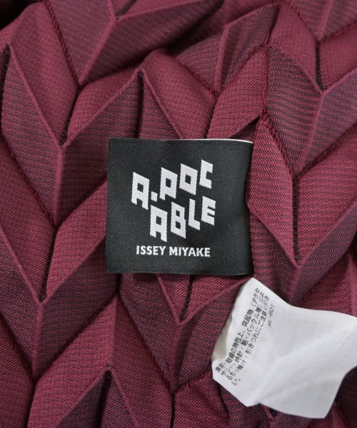 A-POC ABLE ISSEY MIYAKE（エイポック）カジュアルシャツ 赤 サイズ:2(M位) メンズ/2200689303289