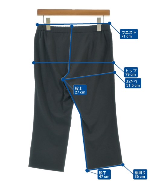 HaaT（ハート）クロップドパンツ 黒 サイズ:2(M位) レディース/2200628537294