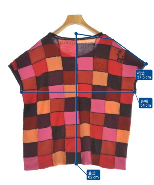 HaaT（ハート）ニット・セーター 赤 サイズ:-(M位) レディース/2200674130036