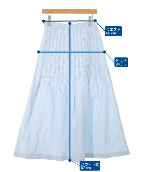 HaaT（ハート）ロング・マキシ丈スカート 青 サイズ:2(M位) レディース/2200658349027
