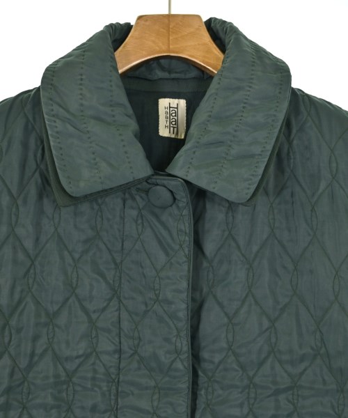 HaaT（ハート）ステンカラーコート 緑 サイズ:3(L位) レディース/2200651723022