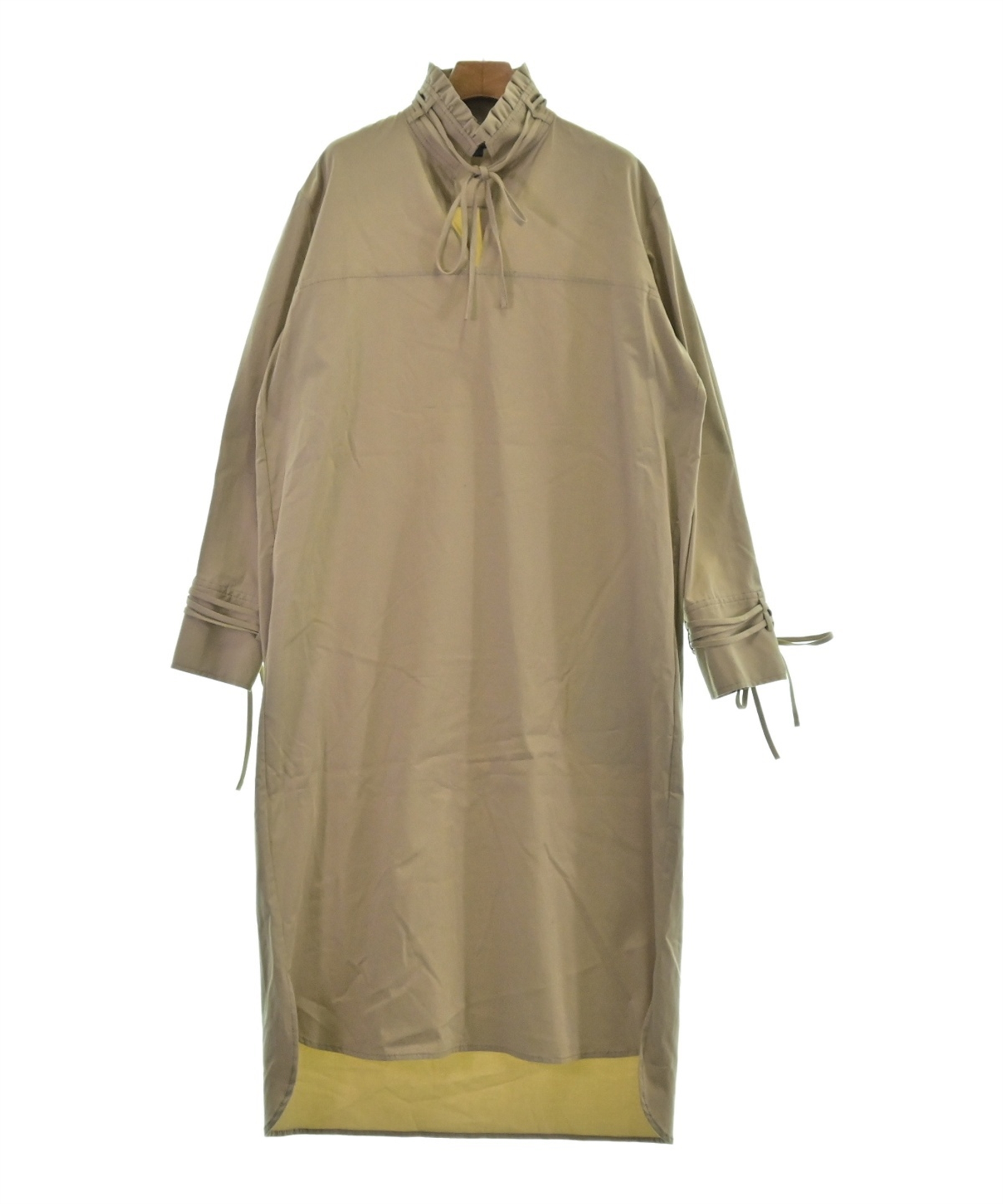 デレクラム DEREK LAM コート ライトブラウン レディース 春・秋物/10 CROSBY DEREK LAM（デレクラム）ワンピース ベージュ サイズ:46(M位