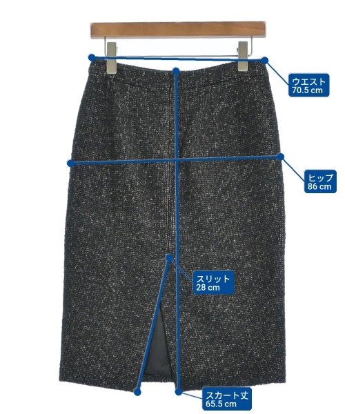 DEREK LAM（デレクラム）ロング・マキシ丈スカート 黒 サイズ:38(S位) レディース/2200625285082