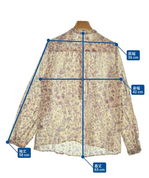 ISABEL MARANT ETOILE（イザベルマランエトワール）カジュアルシャツ ベージュ サイズ:36(XS位) レディース/2200620175067