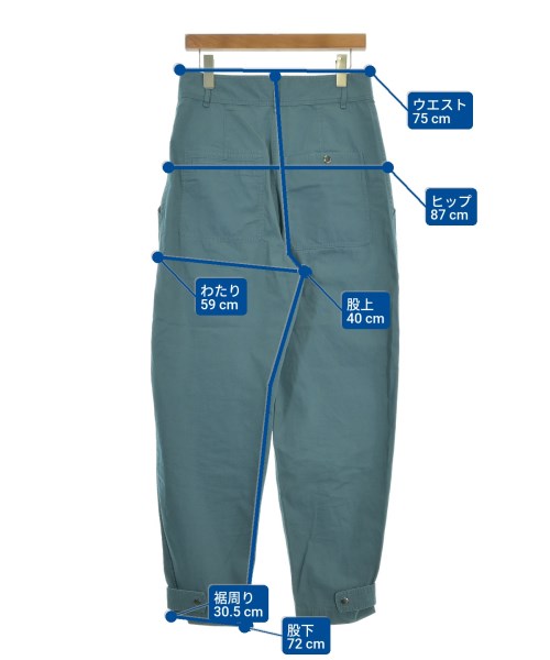 ISABEL MARANT ETOILE（イザベルマランエトワール）カーゴパンツ 青 サイズ:38(S位) レディース/2200620023290