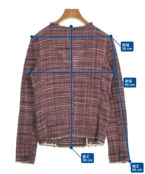 ISABEL MARANT ETOILE（イザベルマランエトワール）カジュアルジャケット 赤 サイズ:34(XXS位) レディース/2200638613025